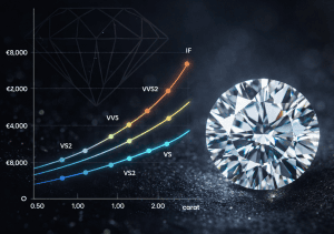 Vente de diamants à moins de 50% à moins 70% du rapaport
